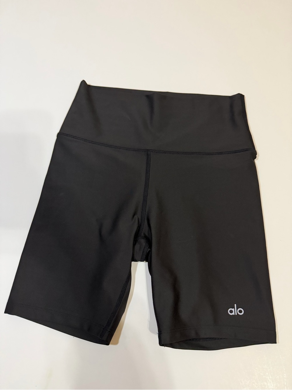 ALO Yoga Black High-Waist Bike Shorts